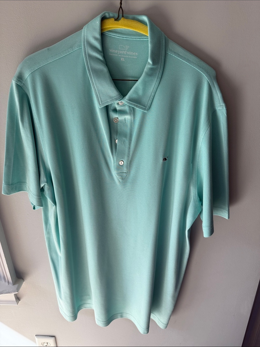 Vineyard Vines Men's Seafoam Green Polo